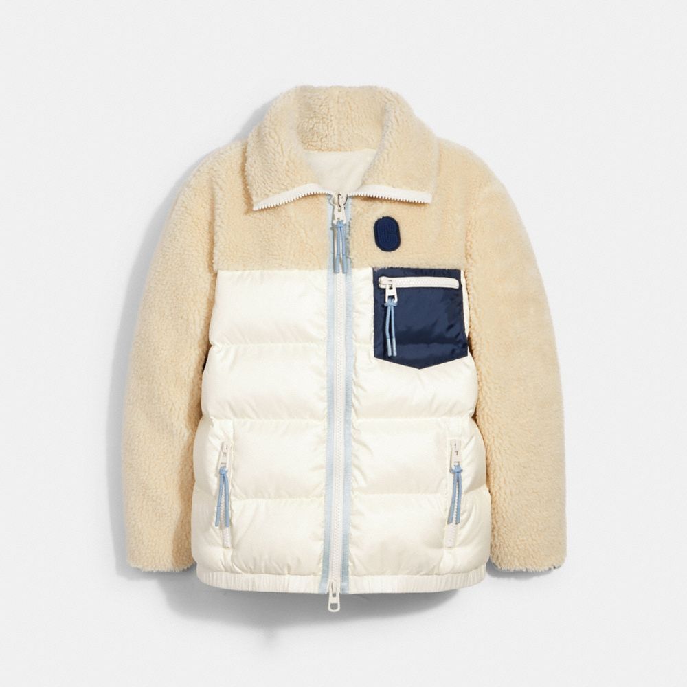 Coach sherpa sales jacket