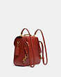 COACH®,MADISON CONVERTIBLE BACKPACK 18 IN SIGNATURE CANVAS,pvc,Brass/Tan/Rust,Angle View