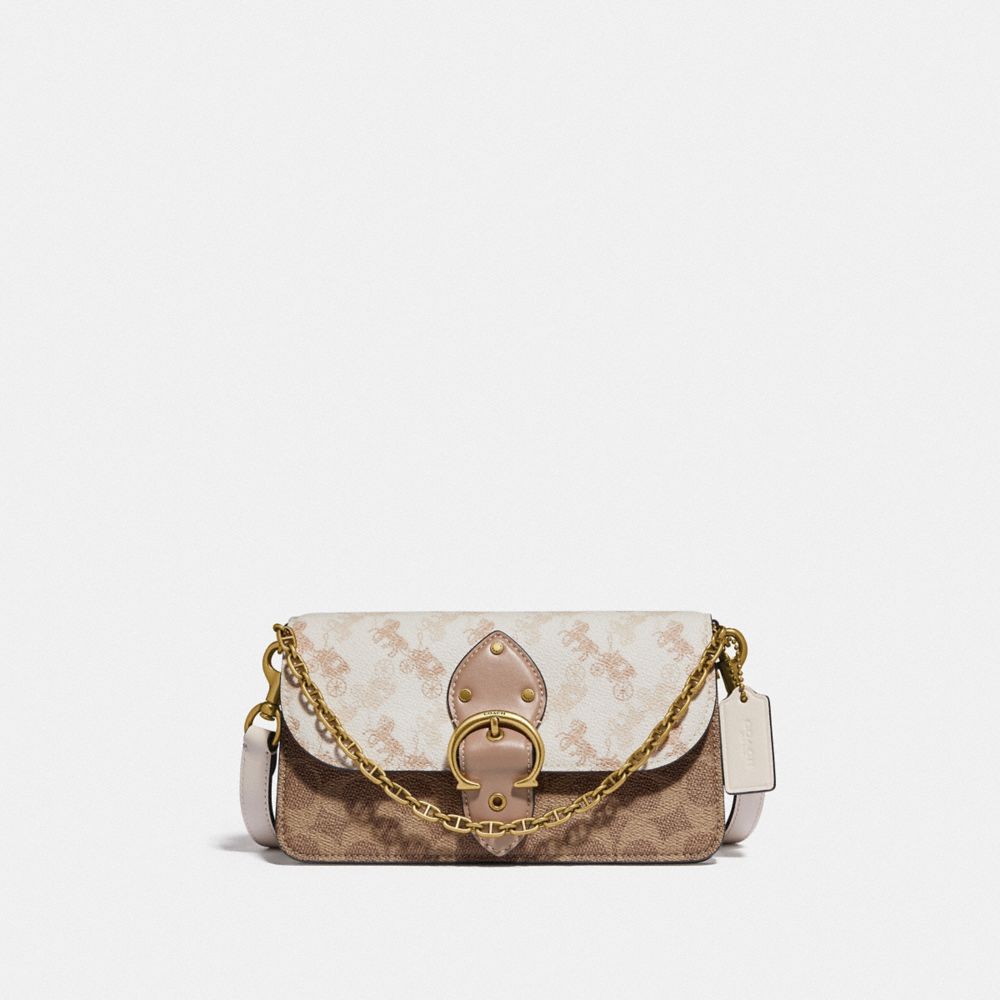 Coach Outlet Envelope Clutch Crossbody In Signature Canvas With