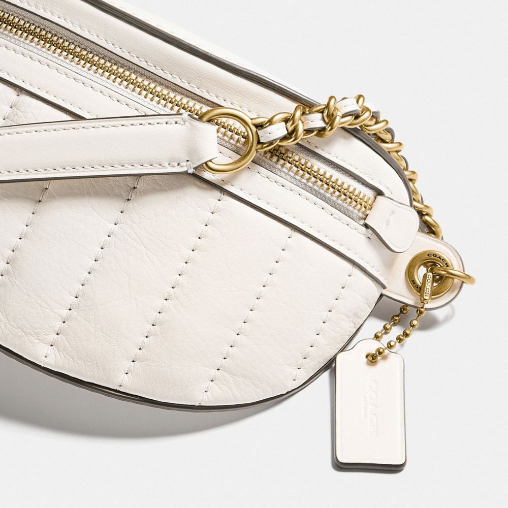 COACH®,Chain Belt Bag With Quilting,,Closer View