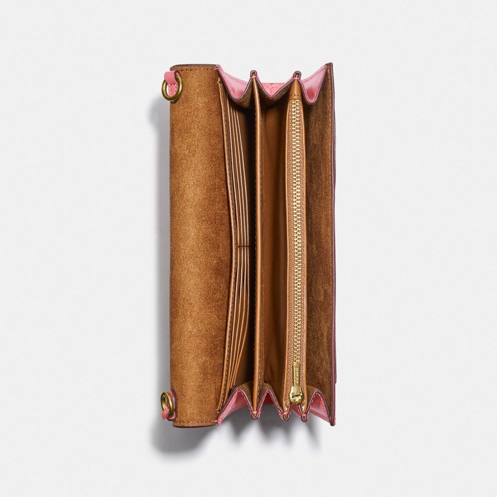 COACH®,Tabby Chain Clutch,,Inside View,Top View