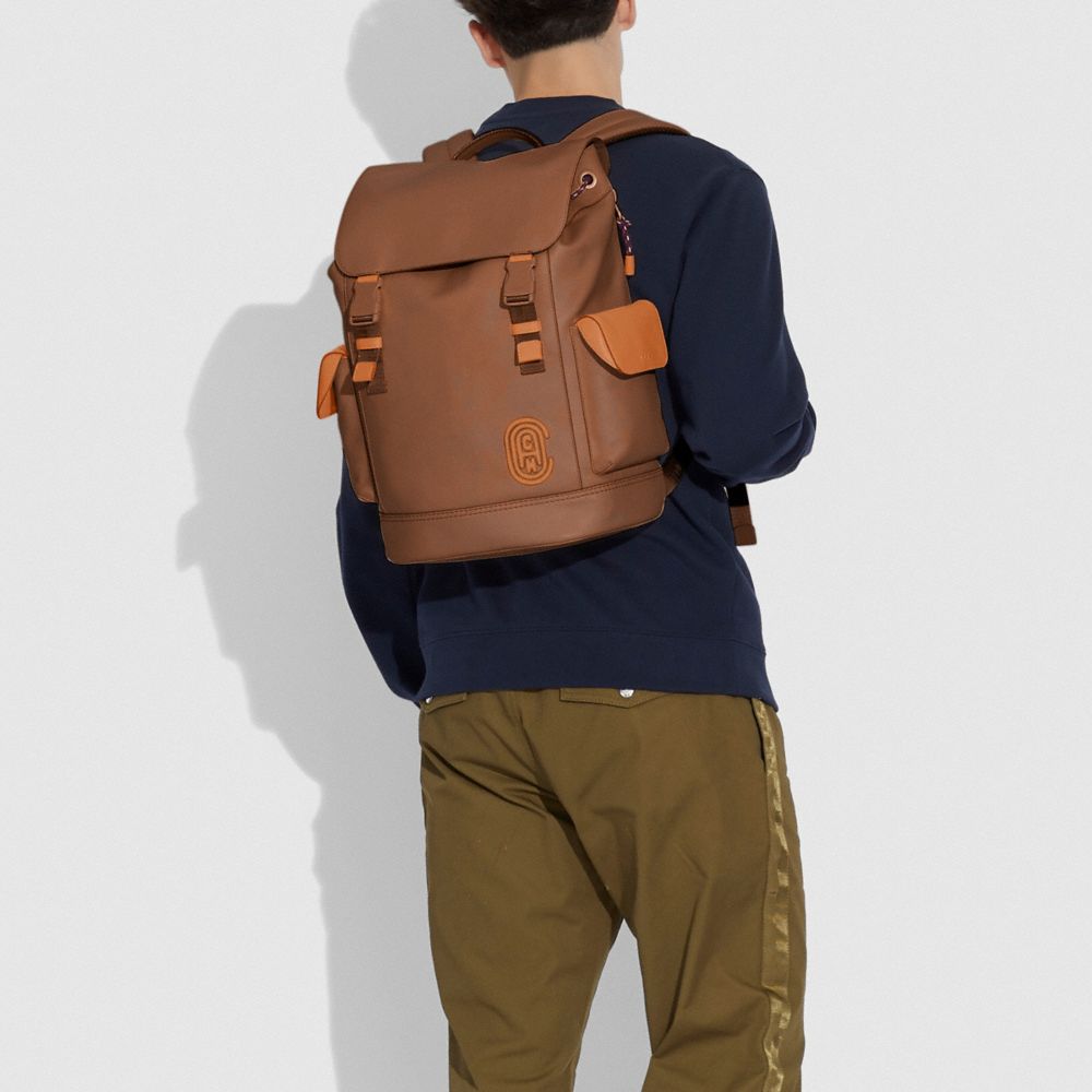 COACH®,Rivington Backpack,,Detail View