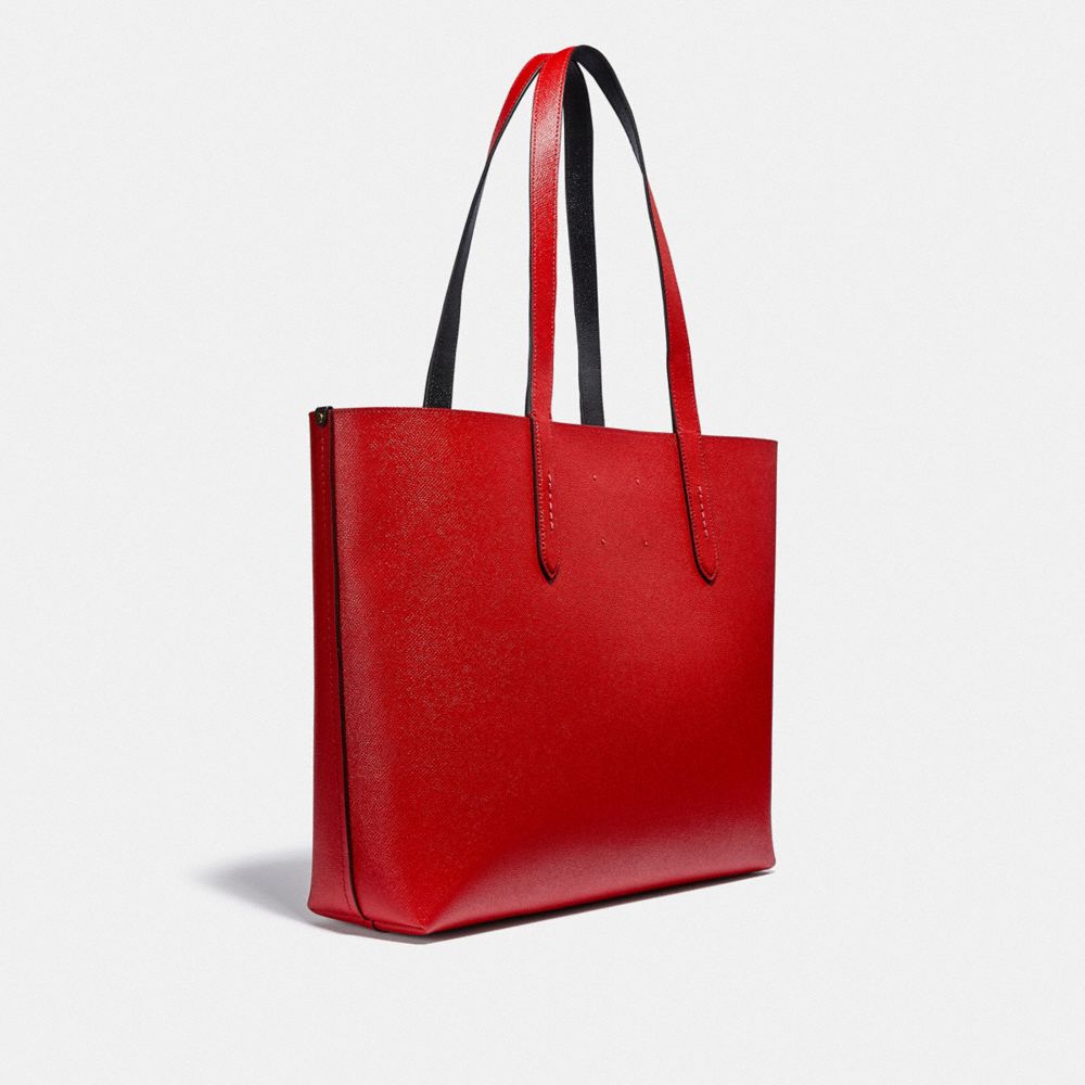 Red Calvin Klein Shoulder Bag With Dust Bag