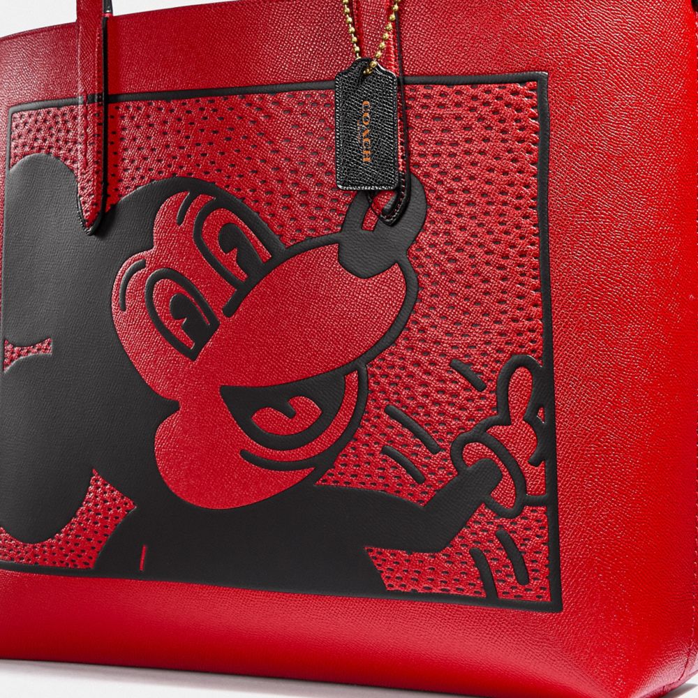 COACH Disney Mickey Mouse X Keith Haring Highline Tote