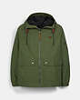 COACH®,HOODED SHORT PARKA,n/a,SAGE,Front View