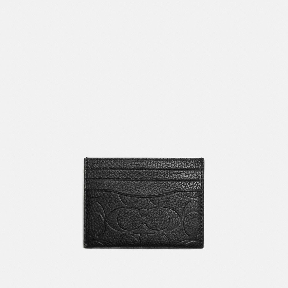 Coach 1941 Black Logo Card Holder