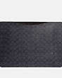 COACH®,LAPTOP SLEEVE IN SIGNATURE CANVAS,Signature Coated Canvas,Charcoal,Front View