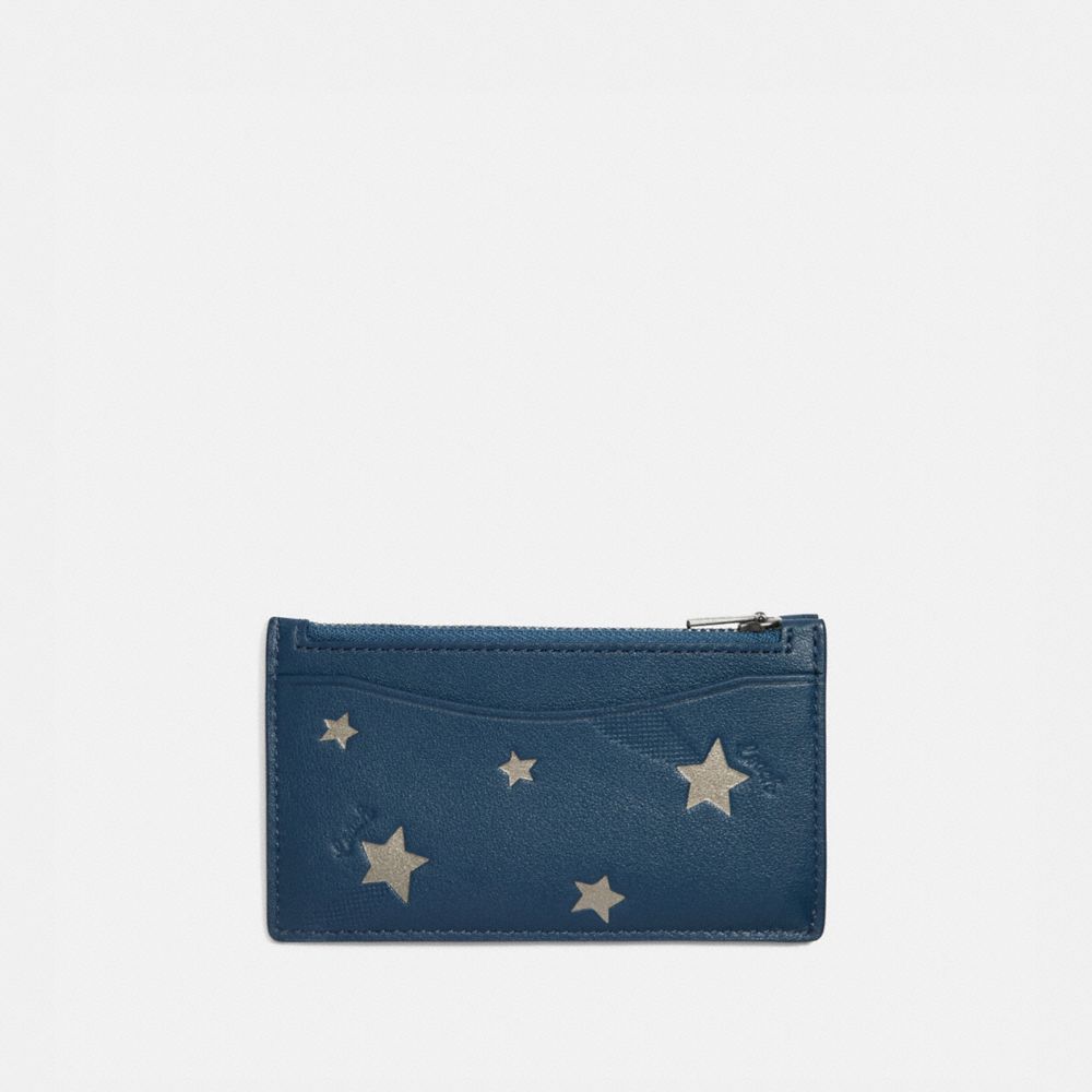 Zip Card Case With Shooting Star Print | COACH®