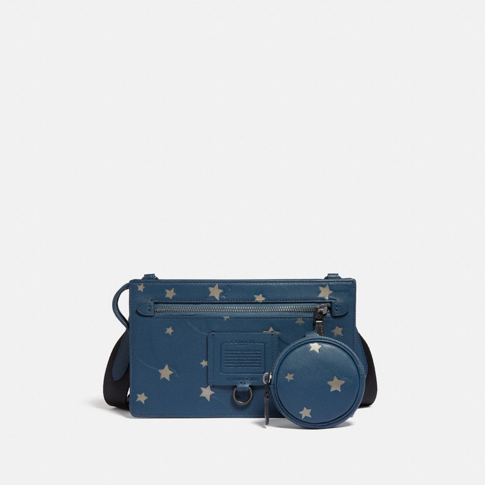 Pochette hybride convertible Rivington avec imprimé étoile filante