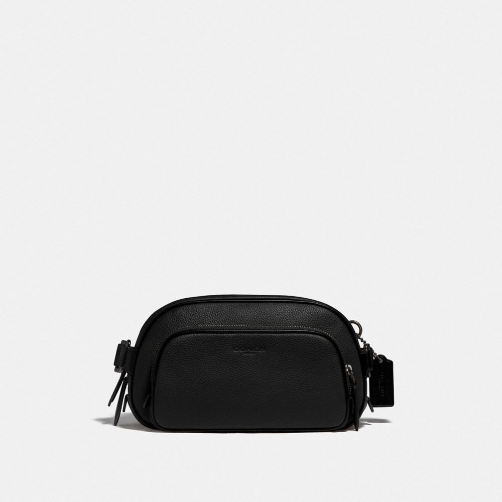 Coach belt bag hot sale in refined pebble leather