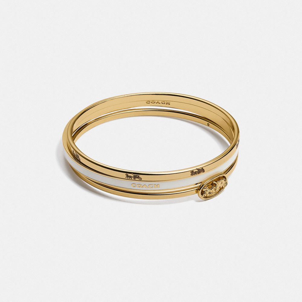Horse And Carriage Bangle Set
