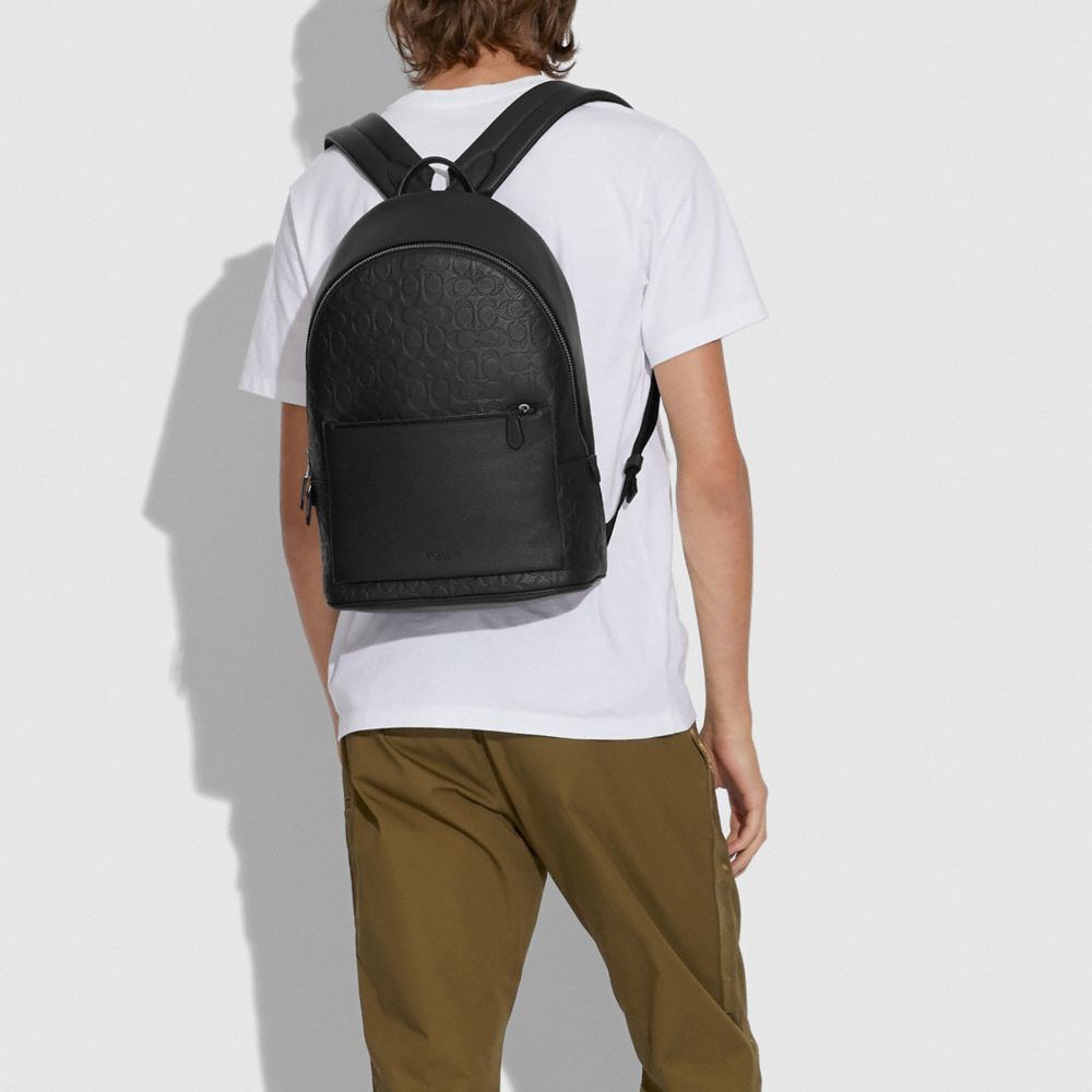 COACH®   Metropolitan Soft Backpack In Signature Leather