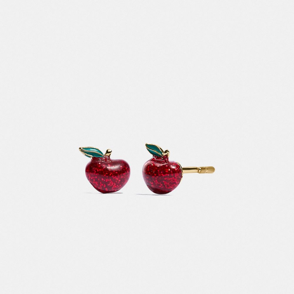 Apple stud hot sale