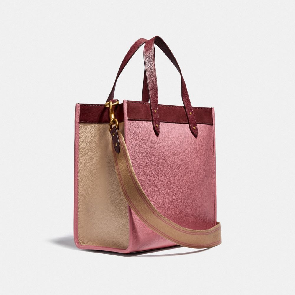 Field Tote In Colorblock With Coach Badge