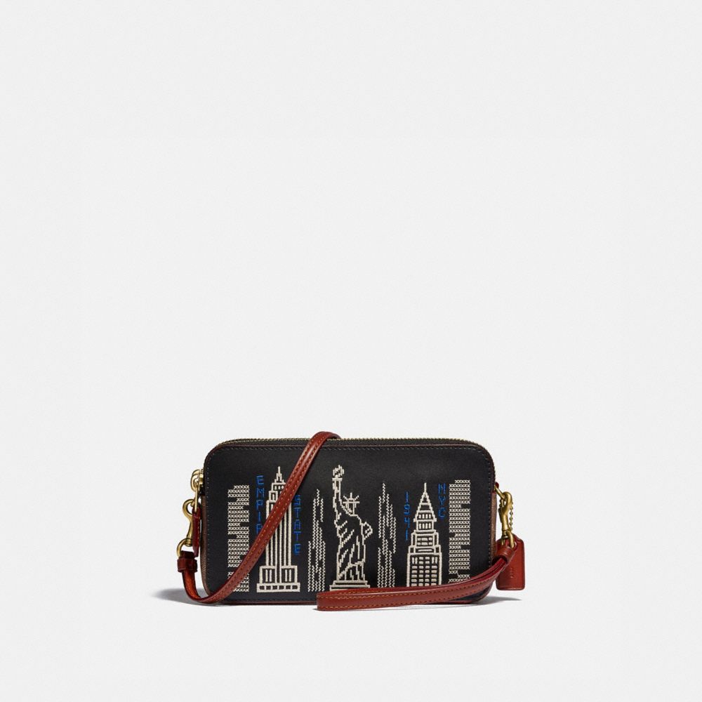 COACH® | Kira Crossbody Bag With Stardust City Skyline