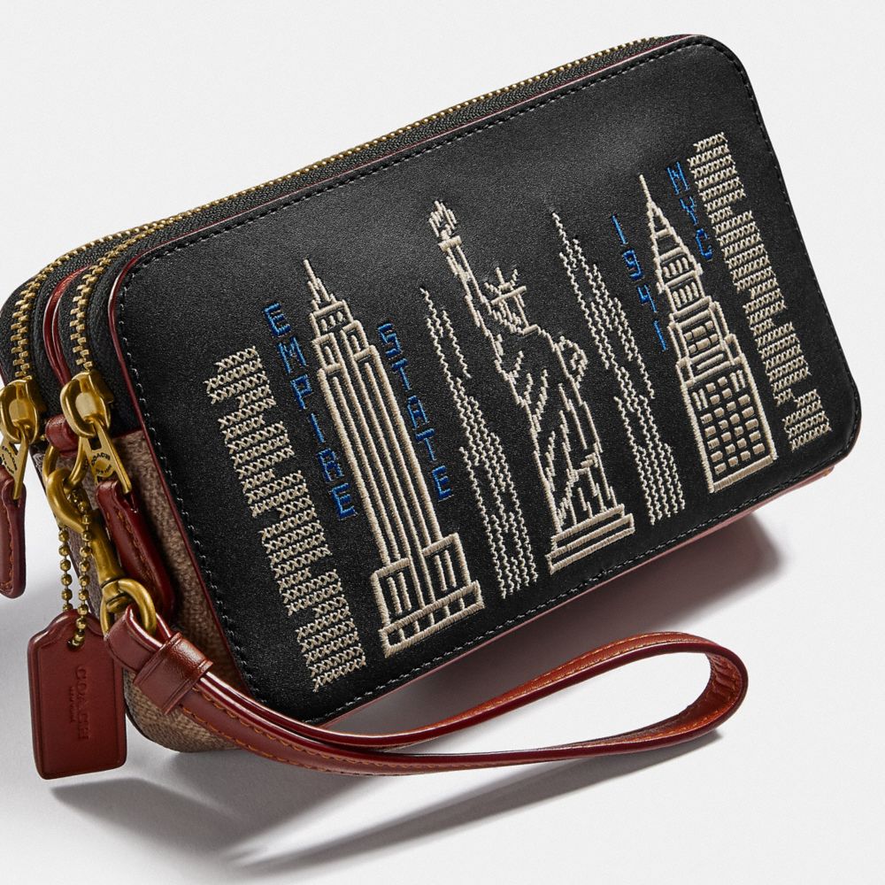 COACH® | Kira Crossbody With Stardust City Skyline