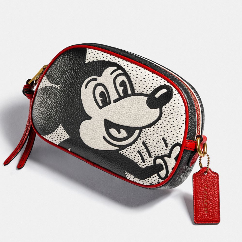 COACH Disney Mickey Mouse x Keith Haring Leather Mini Crossbody