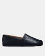 COACH®,CHARLIE ESPADRILLE,Leather,Black,Angle View