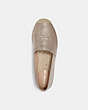 COACH®,CHARLIE ESPADRILLE,CHAMPAGNE,Inside View,Top View