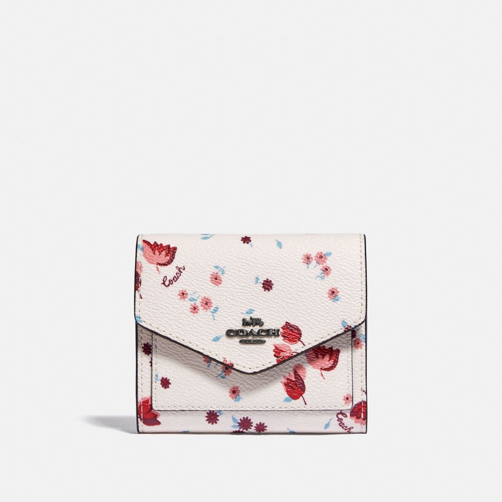 COACH® | Small Wallet With Tulip Meadow Print