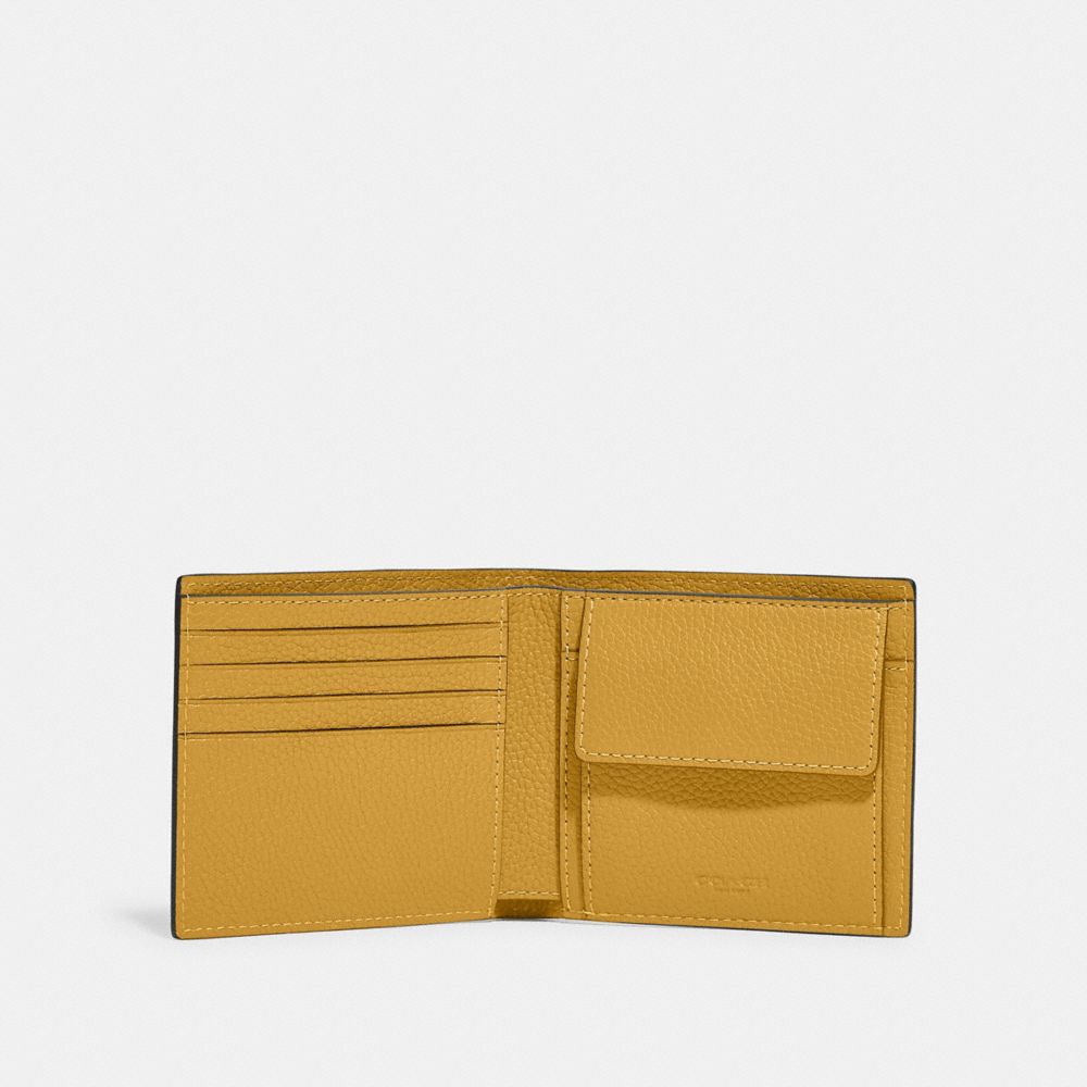 【限定✨️未使用品】COACH 2つ折り財布 がま口 ブラック レザー ゴールド