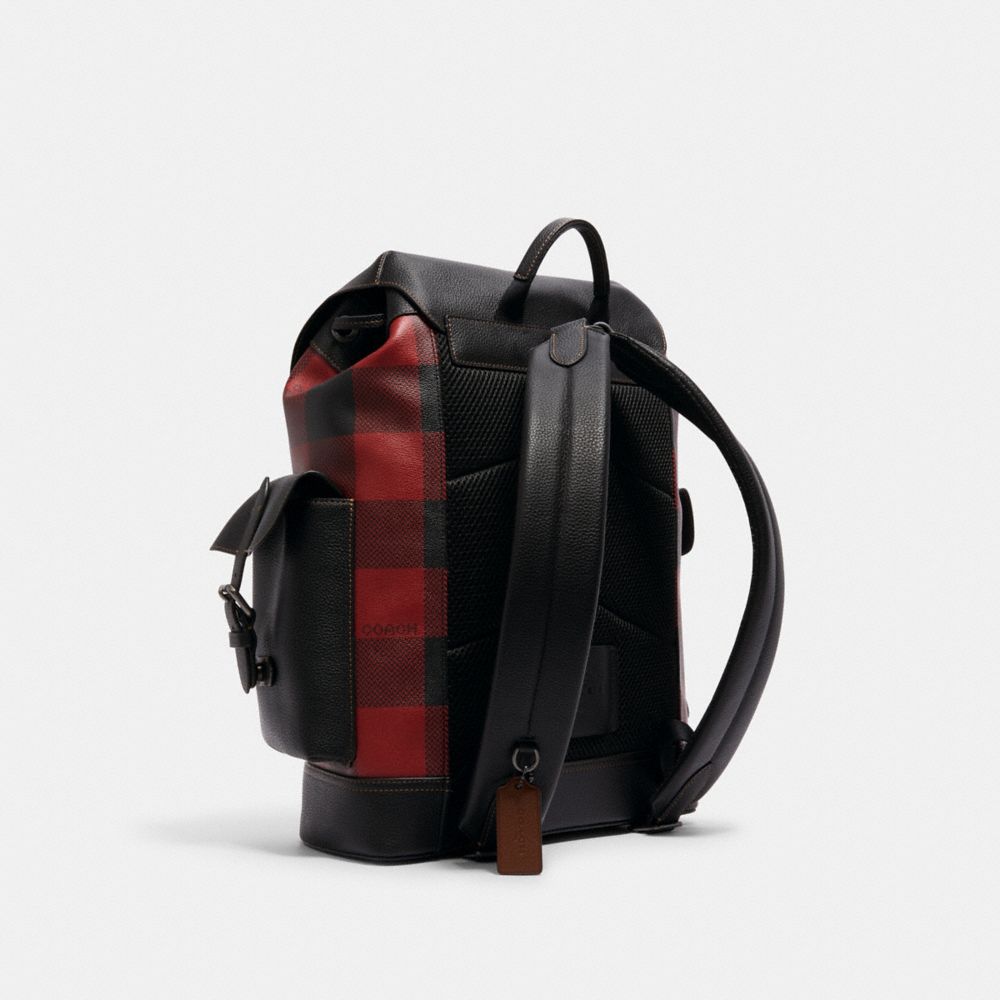 Hudson Backpack With Buffalo Plaid Print