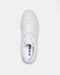 COACH®,CITYSOLE COURT SNEAKER,Leather,Optic White,Inside View,Top View