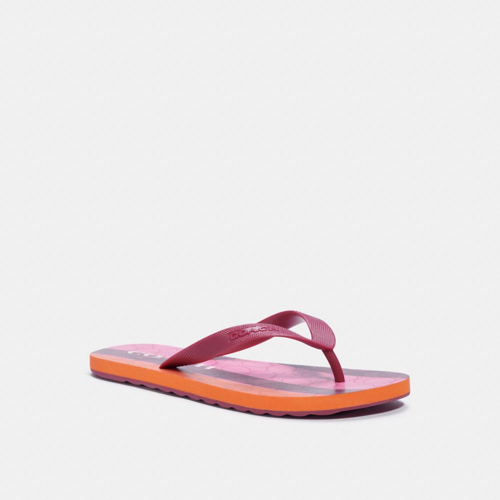 Coach zak hot sale flip flop