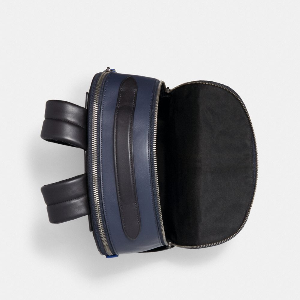 Graham Backpack With Diagonal Stripe