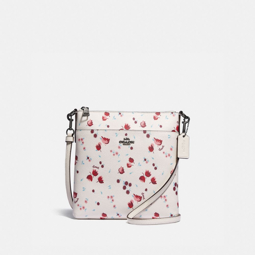 Coach floral print kitt crossbody hot sale