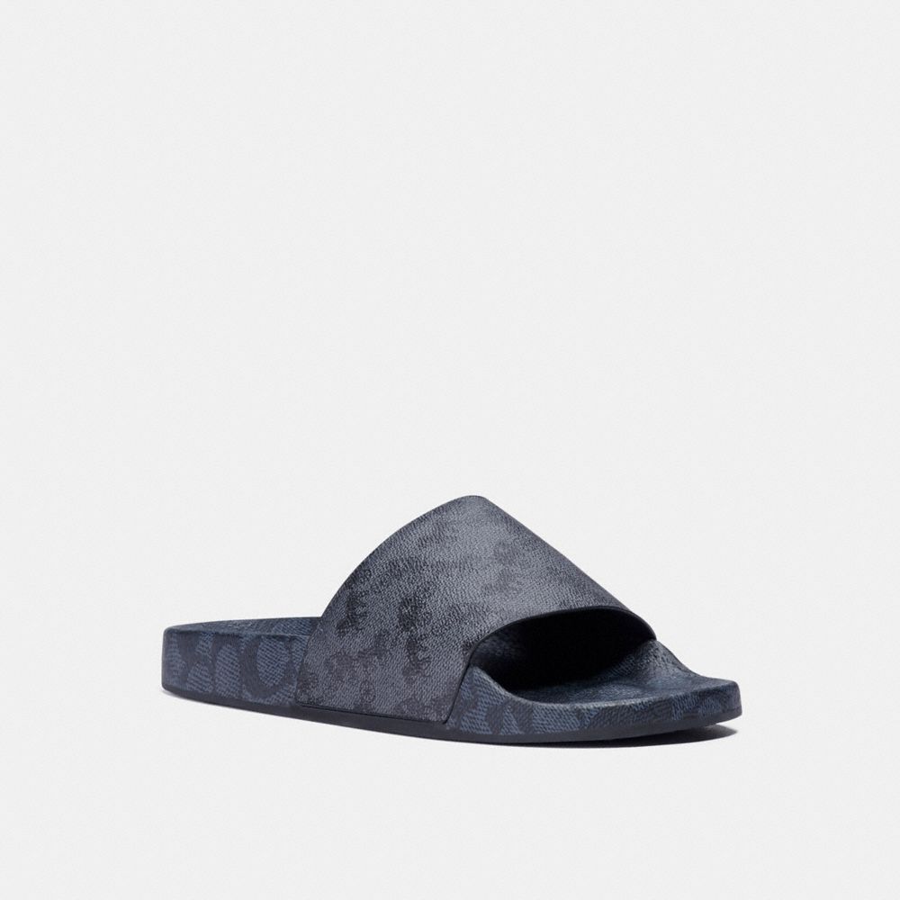 サンダル COACH Pool Slide With Sketch Print  CAR01 COACH® Outlet | Pool Slide With Sketch Print