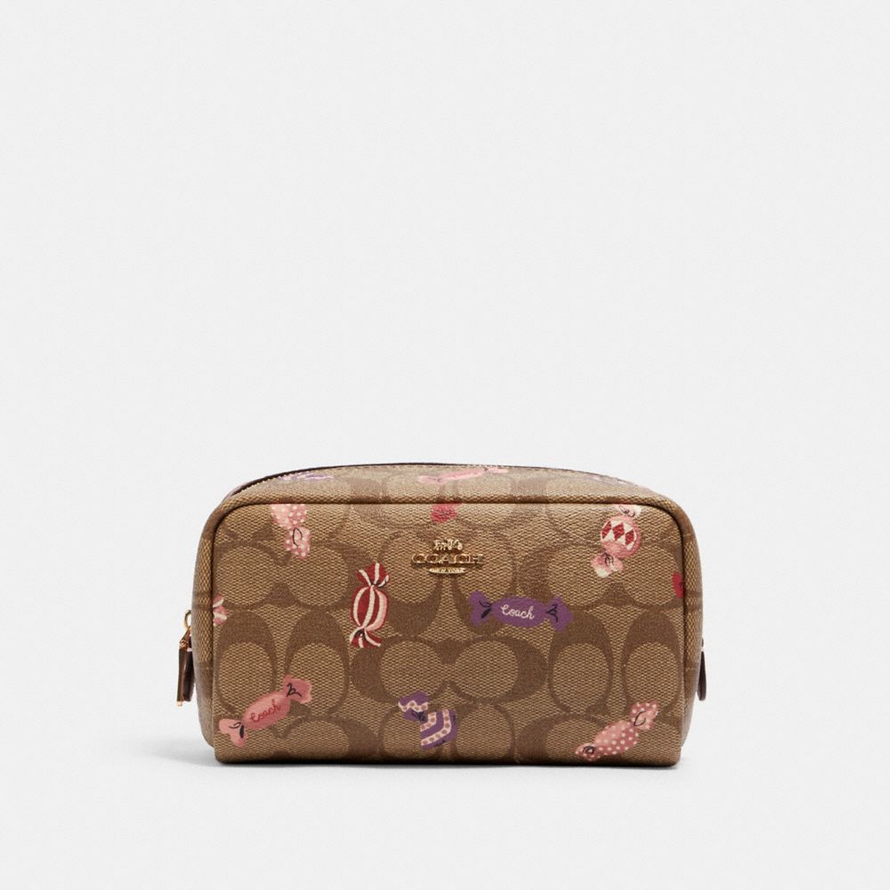 Coach makeup bag outlet new arrivals