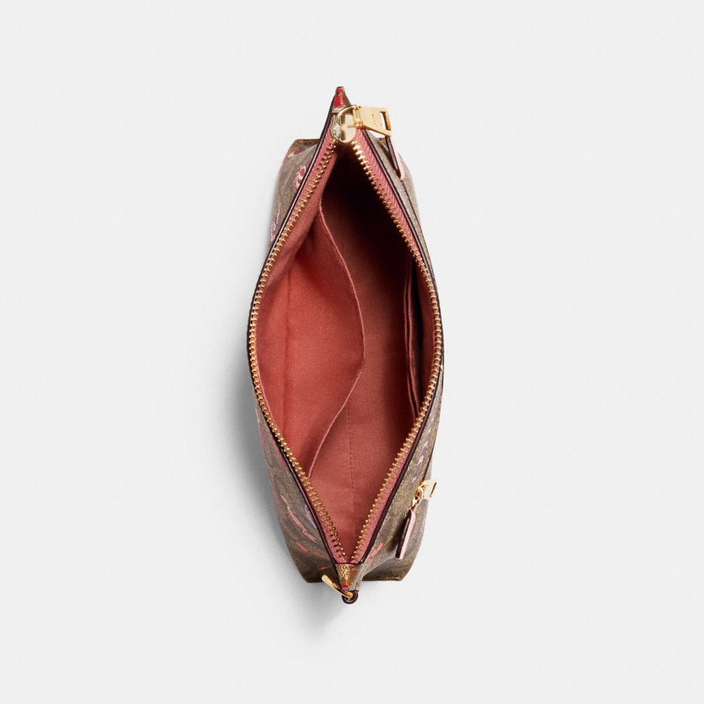 Rowan Pouch In Signature Canvas With Candy Print