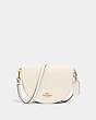 COACH®,ELLEN CROSSBODY,Pebbled Leather,Small,Gold/Chalk,Front View