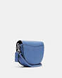 COACH®,ELLEN CROSSBODY,Pebbled Leather,Small,Silver/Stone Blue,Angle View