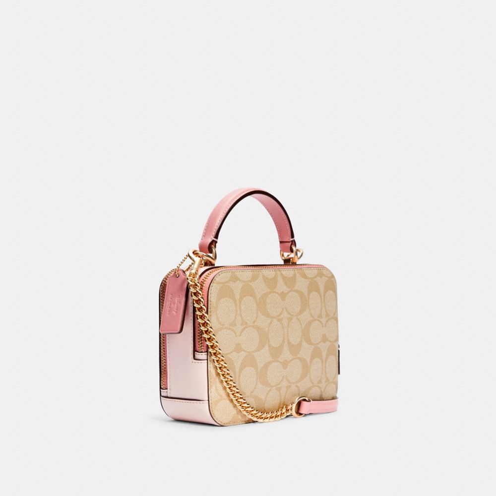 COACH® Outlet | Disney X Coach Box Crossbody In Signature Canvas