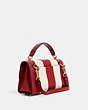 COACH®,TILLY SATCHEL 23,Small,Gold/1941 Red/Chalk,Angle View