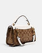 COACH®,TILLY SATCHEL 23 IN SIGNATURE CANVAS,Mini,Gold/KHAKI/CHALK,Angle View
