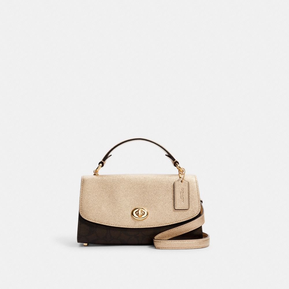 Coach outlet tilly top handle online satchel