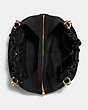 COACH®,MAYA SHOULDER BAG,Leather,Large,Gold/Black,Inside View,Top View