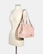 COACH®,MAYA SHOULDER BAG,Leather,Large,Gold/Pale Pink,Alternate View