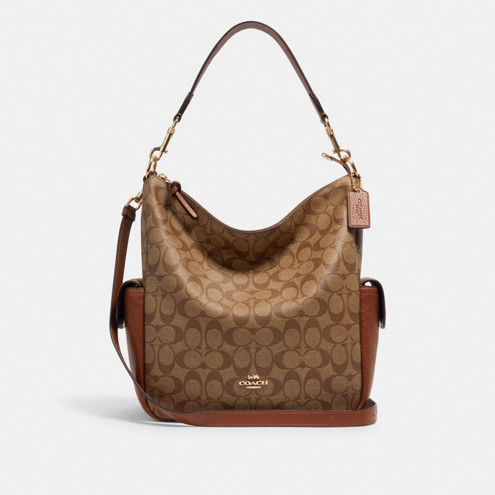 COACH®  Pennie Shoulder Bag 25 In Signature Canvas