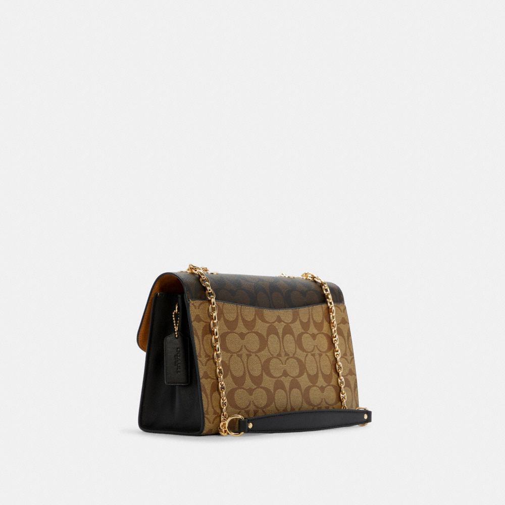 COACH Official Site Official page  LANA SHOULDER BAG 23 IN SIGNATURE  JACQUARD