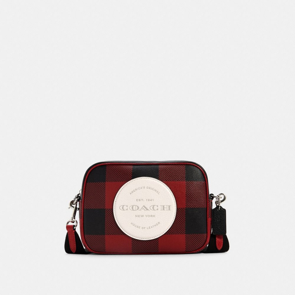 Coach buffalo plaid crossbody sale