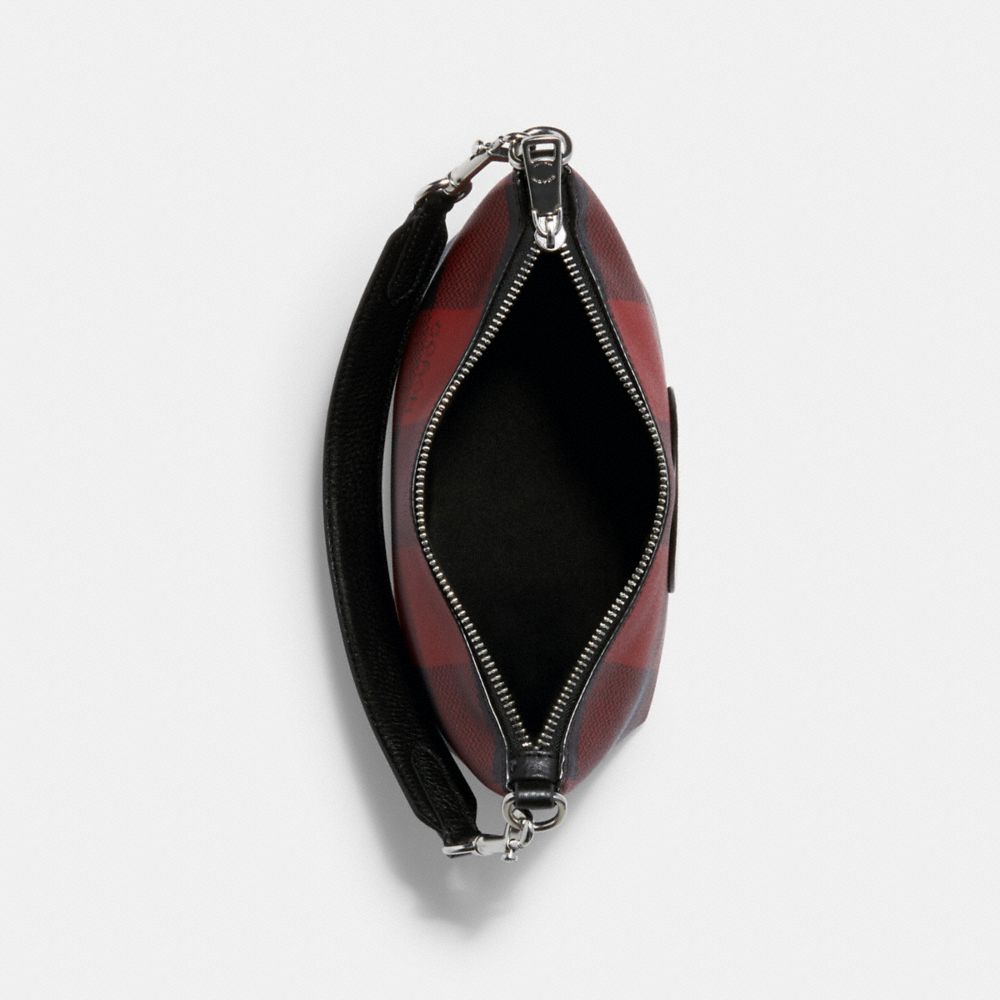 Dempsey Shoulder Bag With Buffalo Plaid Print And Coach Patch