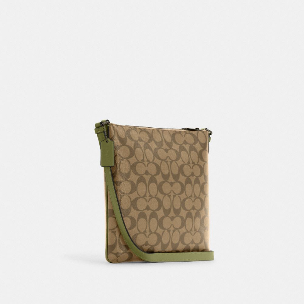 Shop Coach SIGNATURE 2022-23FW Monogram Unisex Canvas A4 2WAY