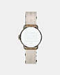COACH®,ARDEN WATCH, 28MM,Signature Coated Canvas/Leather,TAN MULTI,Back View