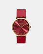 COACH®,PERRY WATCH, 36MM,Red.,Front View