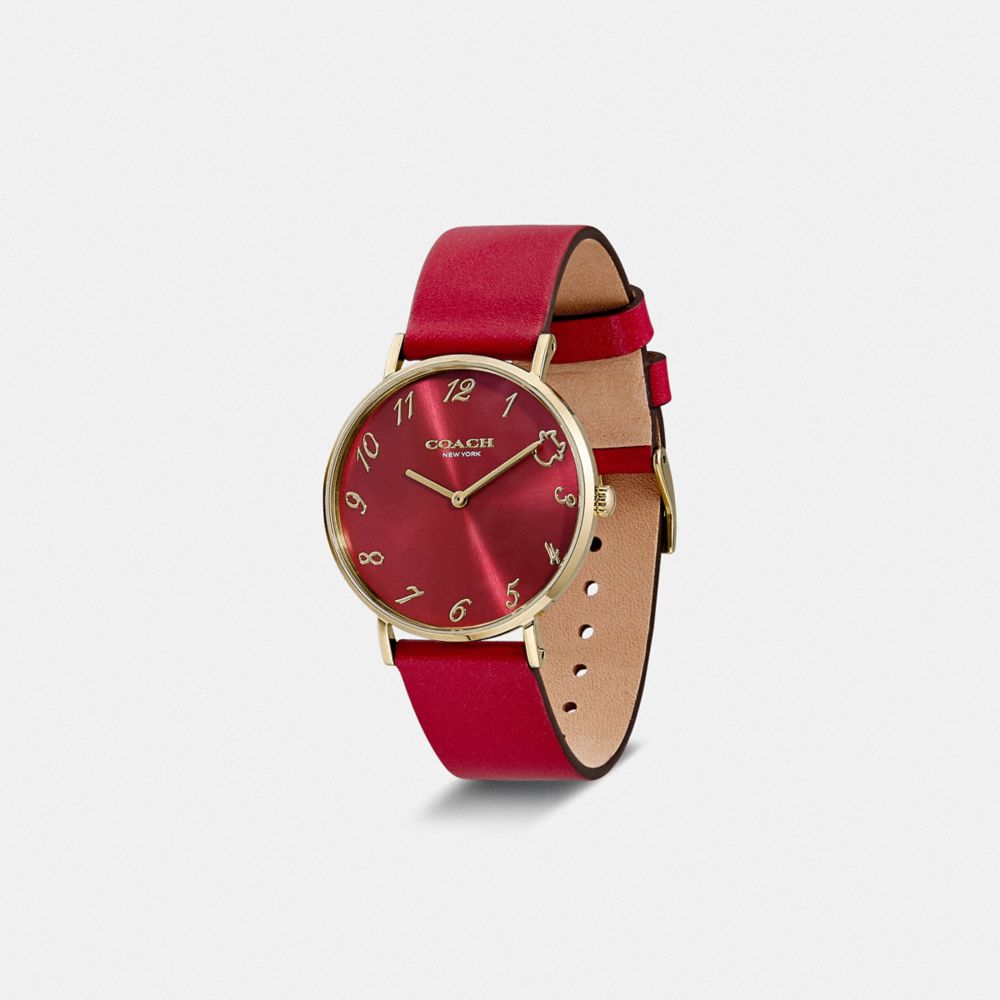 Coach on sale red watch