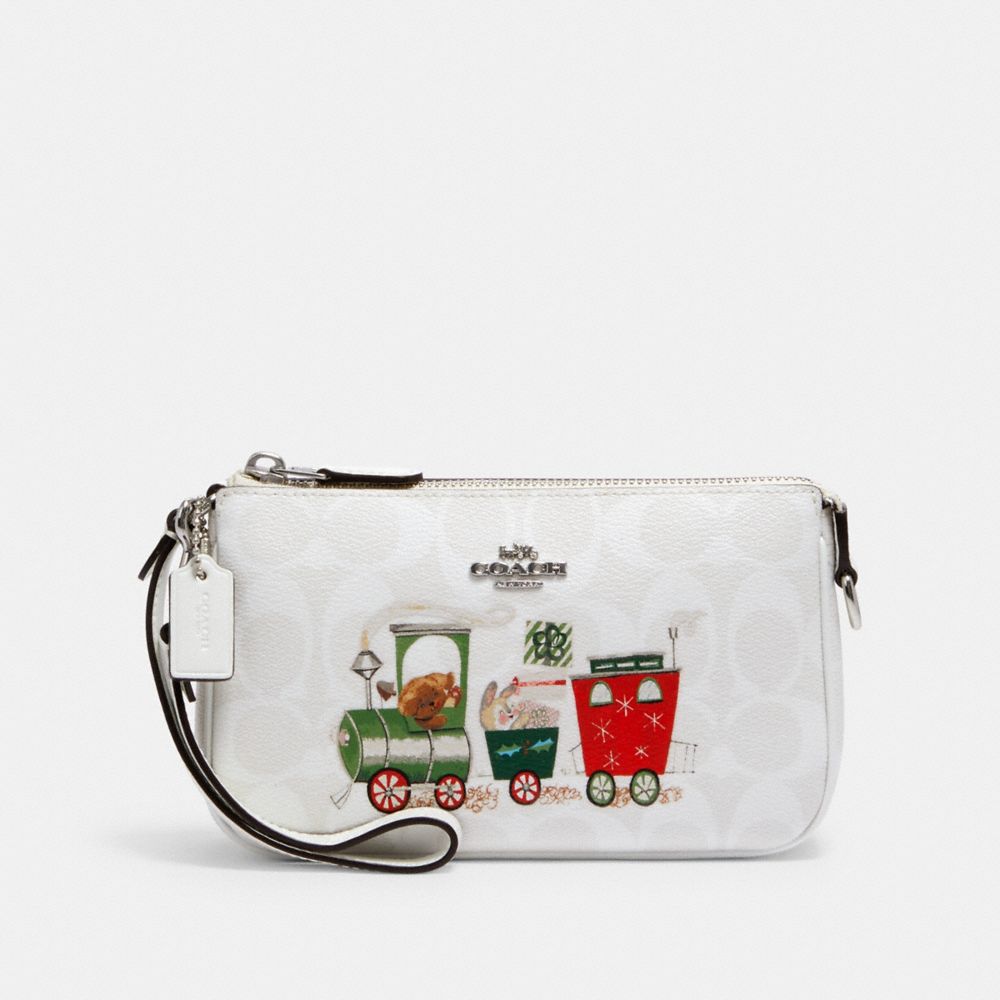 Coach Outlet Nolita 19 In Colorblock Signature Canvas in White